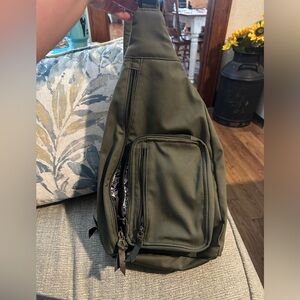 Green Vera Bradley Crossover Bag